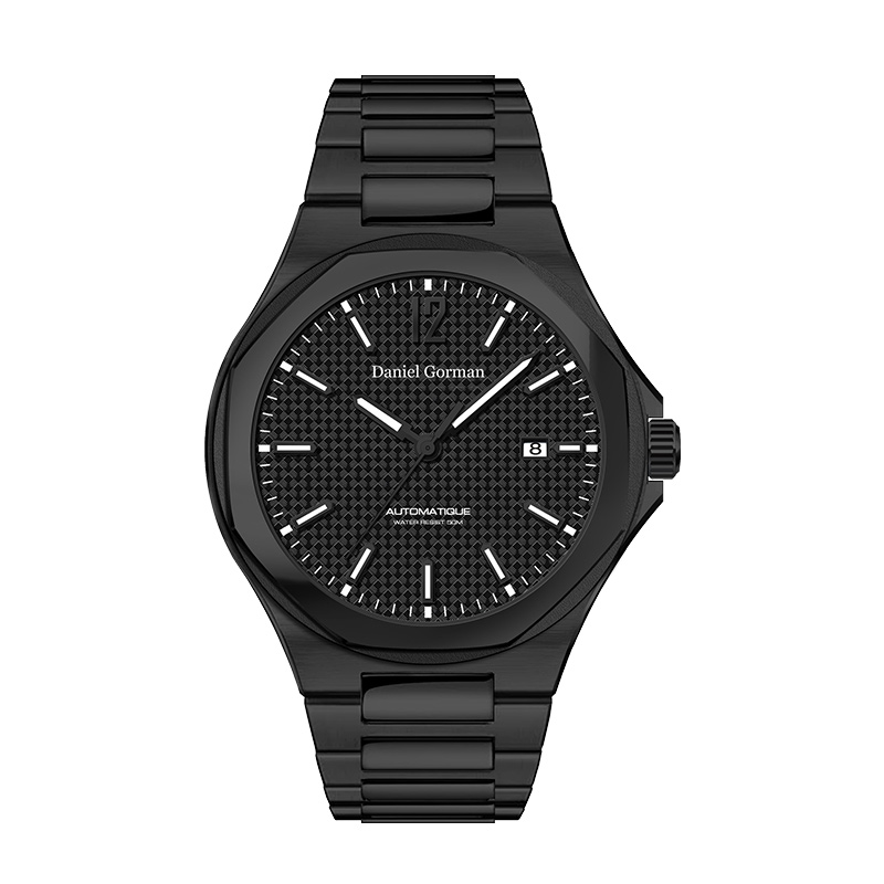 Daniel Gorman DG9007 Logo personnalisé du Luxury Men Logo 316 Montre à bracelet en acier inoxydable montre en acier inoxydable